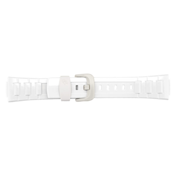 Casio BGD-120P, BLX-100 weiße Uhr Silikonband 10349444 23mm