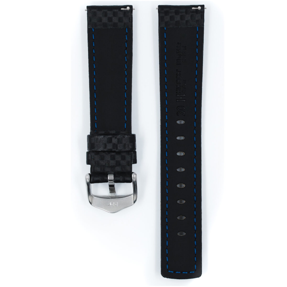 Hirsch Uhr Carbon Strip L 18mm 02592052-2-18 - Image 3