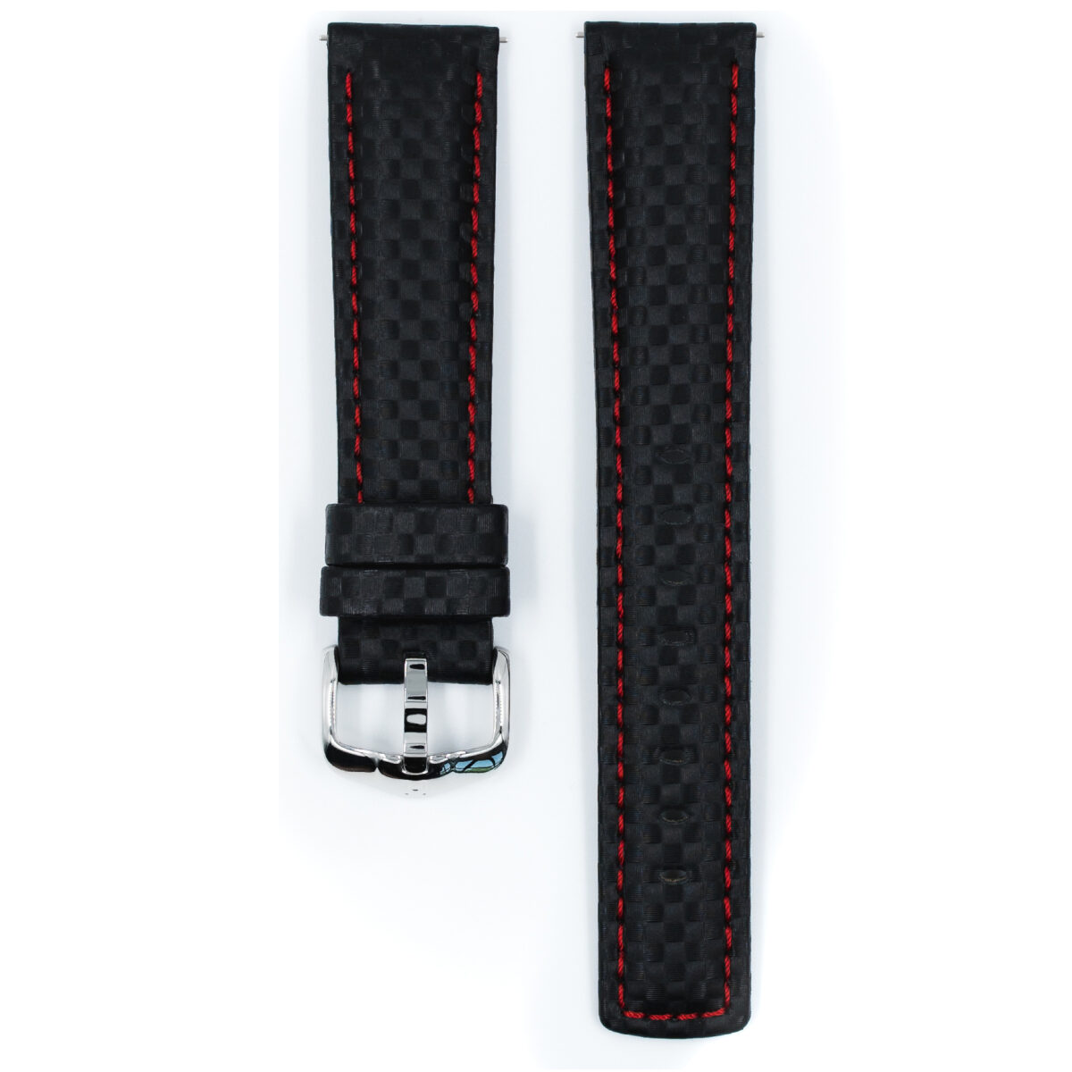 Hirsch Uhr Carbon Strip L 18mm 02592052-2-18 - Image 2