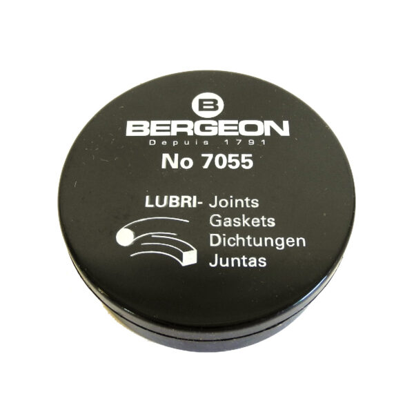 Bergeon 7055 O'Ring-Gasketten aus Gummi, für wasserdichte Uhren, geschmiert mit Silikonschicht