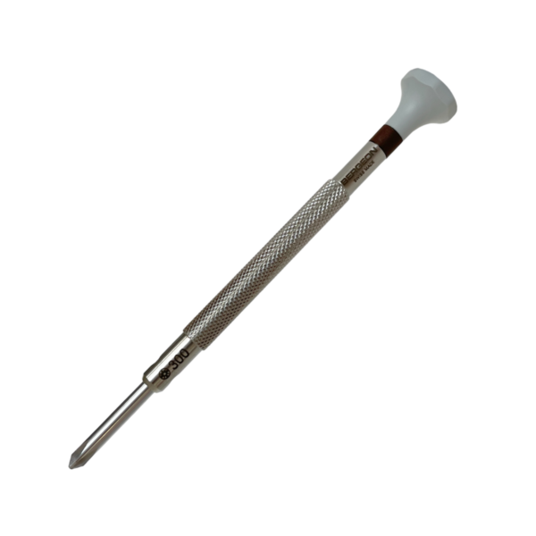Bergeon 30081-C-300 Edelstahl Schraubendreher mit Kreuzblatt 3,00 mm
