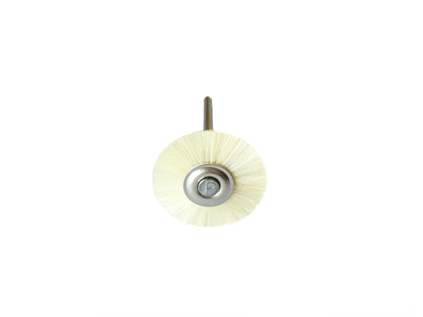 Runde Miniatur Ziegenhaar weiche Polierbürsten, montierte Ziegenbrillen 21mm