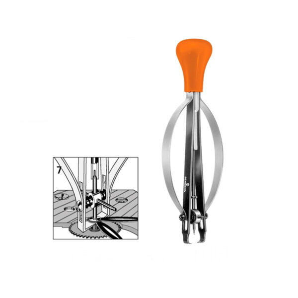 Bergeon 30671-7 Handentferner Presto 7 Heben von Händen, Kanonenpinien, dritte Räder