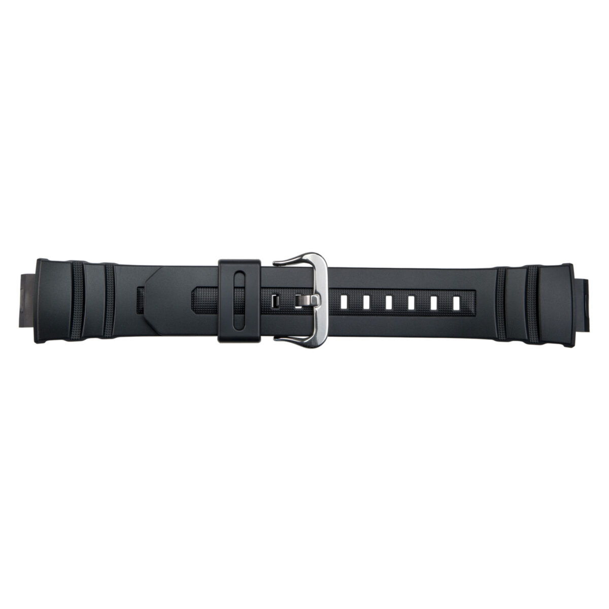 Casio 16mm schwarzer Gummiband AW-590-1A, AW-590LE-1A, AW-591-2A, AW-591-4A, AWG-100-1A, AWG-100R-1A, 10273059