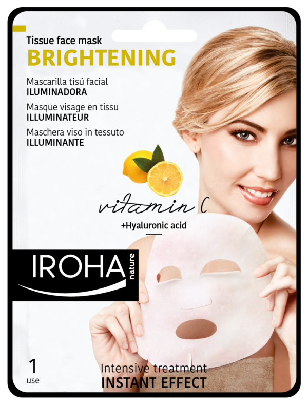 IROHA Illuminierende & Feuchtigkeitsspendende Maske mit Vitamin C