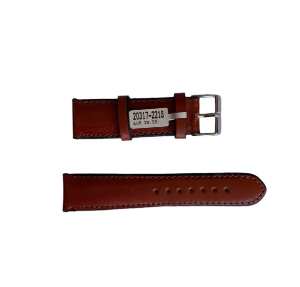 Reddish Braun Lederband für Uhren 22 mm