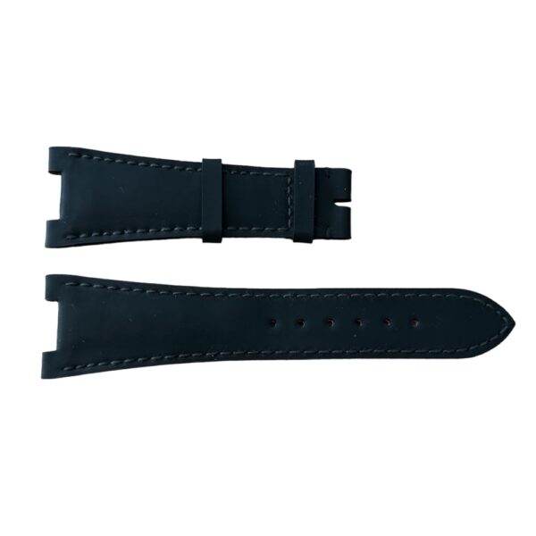 Neues schwarzes Lederband für Patek Philippe Uhren 25 x 12 mm
