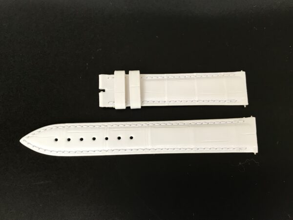 Franck Muller Weiß Lederband 17mm