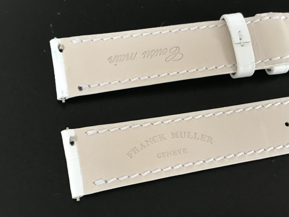 Franck Muller Weiß Lederband 17mm - Image 4
