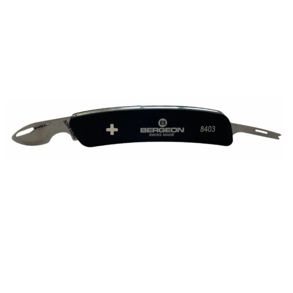 Bergeon 8403 Uhrmacher Messer mit Frühlingsbärwerkzeug für Bänder