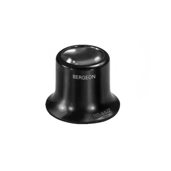 Bergeon 4422-1.5 Uhrmacherlupe, Kunststoffgehäuse, innerer Schraubring, 6,7x Vergrößerung
