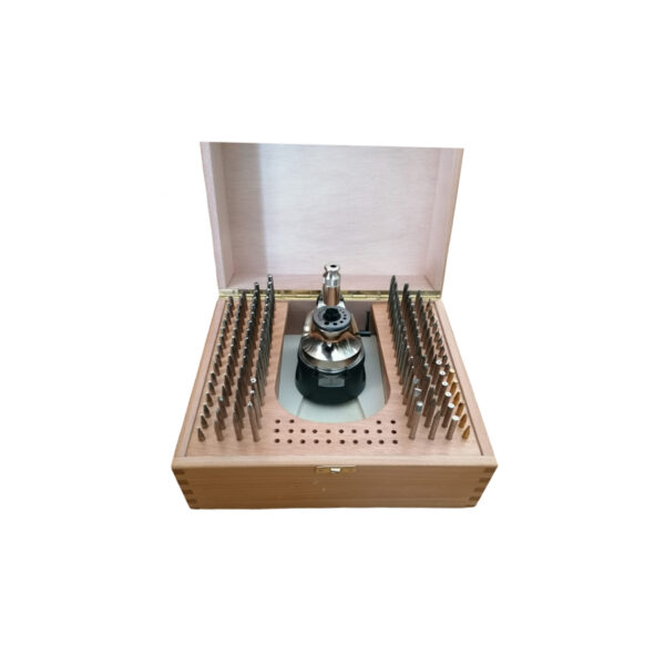 Bergeon 1810-93C Stapelwerkzeug mit 24 Stapeln in Holzbox