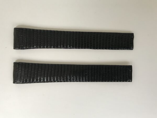 Neuer Chopard schwarzer Lederband für Damenuhren 15mm