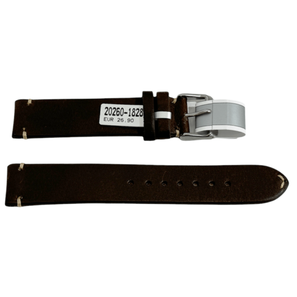 Mokka dunkelbrauner Gürtel mit Stitch 18 mm