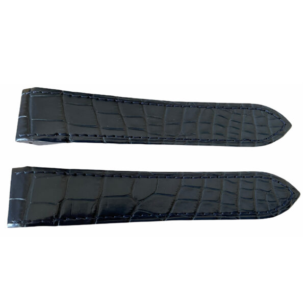 Neuer Cartier dunkelblauer Lederband KD1IJY93 24.5mm