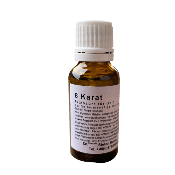 Testsäure für Gold 8k 333 goldsmith 20ml Deutschland