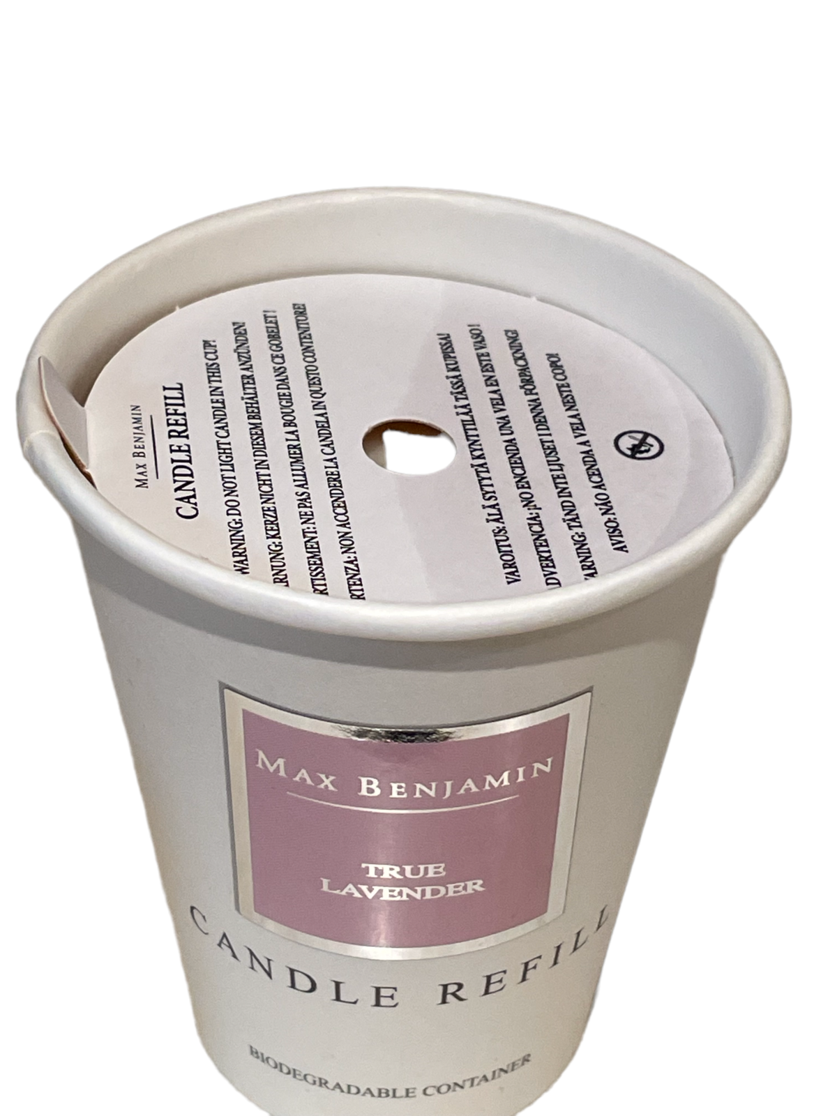 True Lavender Luxury Natürliche Duftkerzen-Füllung Max Benjamin - Image 4