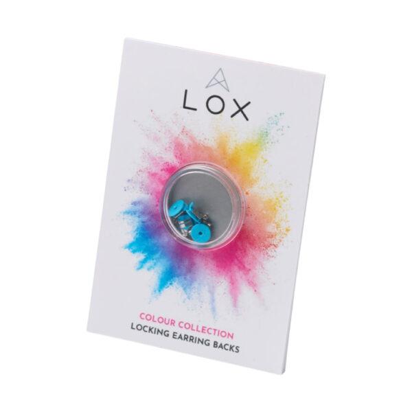 LOX Classic Verdeckte Ohringe – Blau