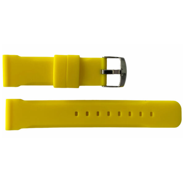 Gugita Silikon Chrono Armband 18mm Gelb