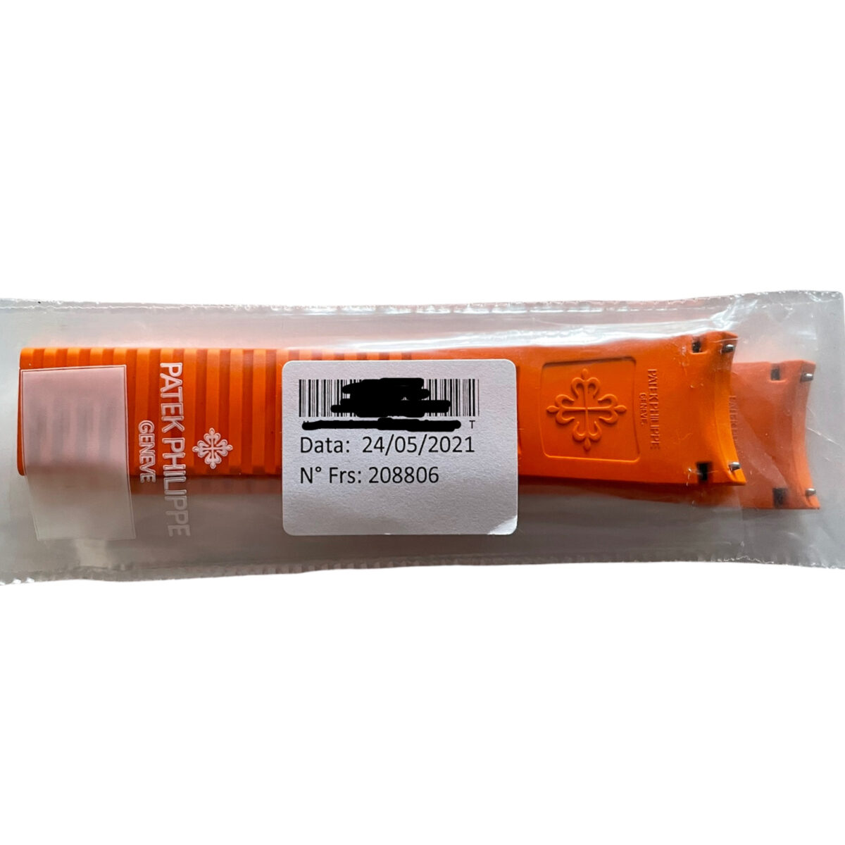 Neuer Patek Philippe Aquanaut 5168, 5968 Orange-Gummiband - Image 2