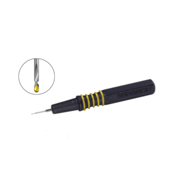 Bergeon 7013-J 0.45 mm Hand Hochpräzisionsölfeuchte mit ergonomischen Griffen