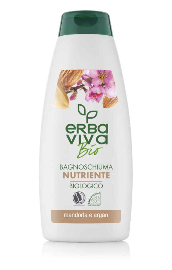 Erba Viva Bio Feuchtigkeitsspendende Duschgel mit Mandel und Arganöl 500 ml