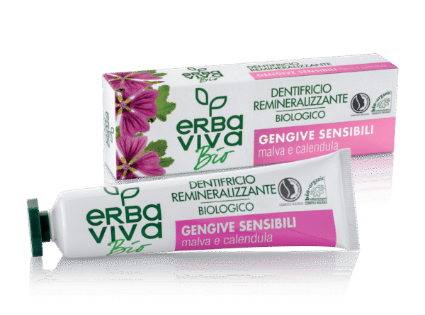 Erba Viva Bio Organische Zahnpasta mit Malve und Calendula 75 ml