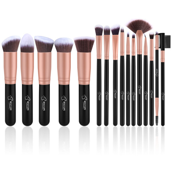 BESTOPE Make-up Pinsel Set 16er Set Premium Synthetik