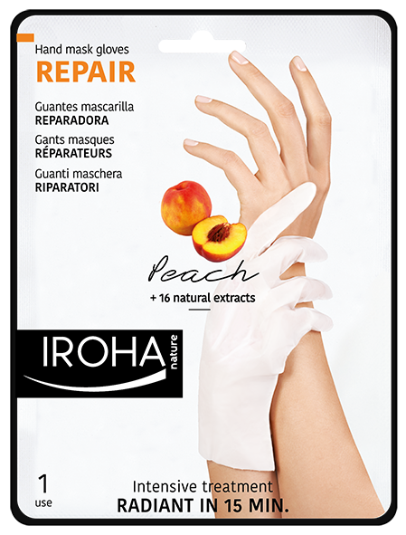 IROHA Hand Repairing Mask Gloves Pfirsich