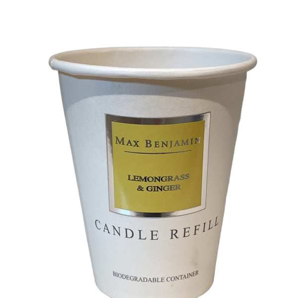 Lemongrass und Ingwer Luxuriöse Natürliche Kerzen-Füllung Max Benjamin