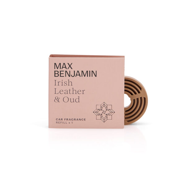 Irish Leder und Oud Luxus Auto Duft Refüllung Max Benjamin