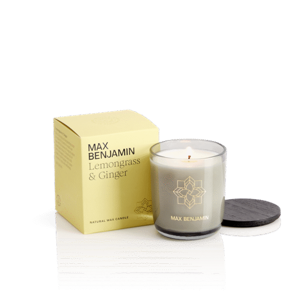 Max Benjamin Luxury Natural Candle&Lid Lemongrass & Ginger
