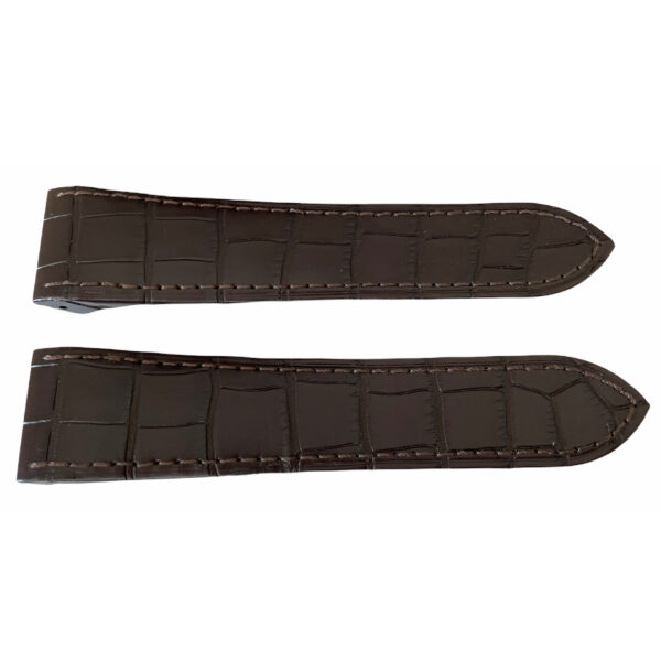 Neuer brauner Lederarmband KD1IJU74 24,5mm