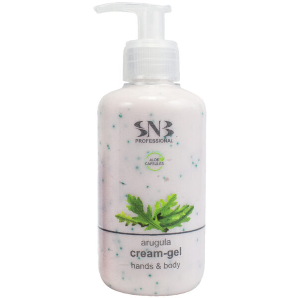 SNB Professional Hands und Körper Creme-Gel mit Aloe Vera Kugeln und Rucola Extrakt 250 ml