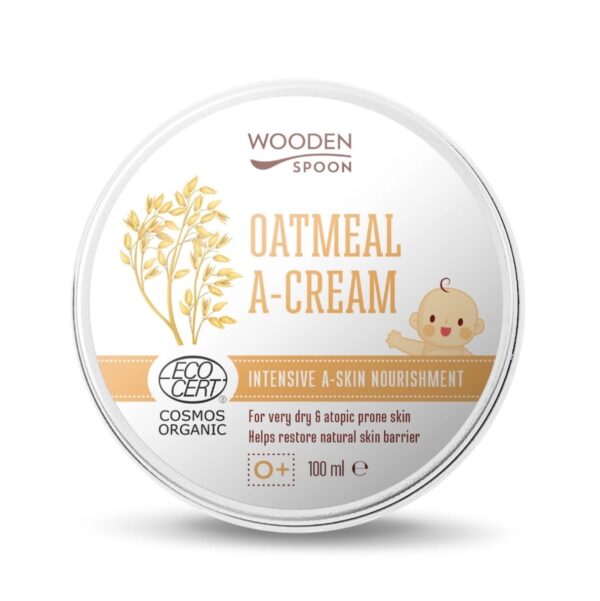 Bio Haferflocken A-Cream MIT HOLZNUDELL-LÖPFEL