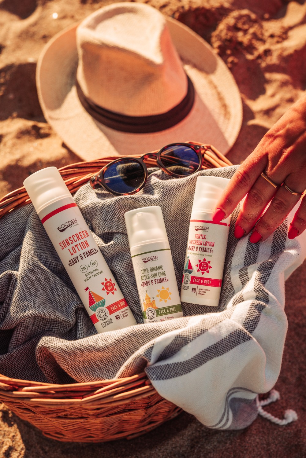Sonnenschutz-Lotion "Baby&Family" SPF30 mit Holzlöffel 100 ml - Image 3