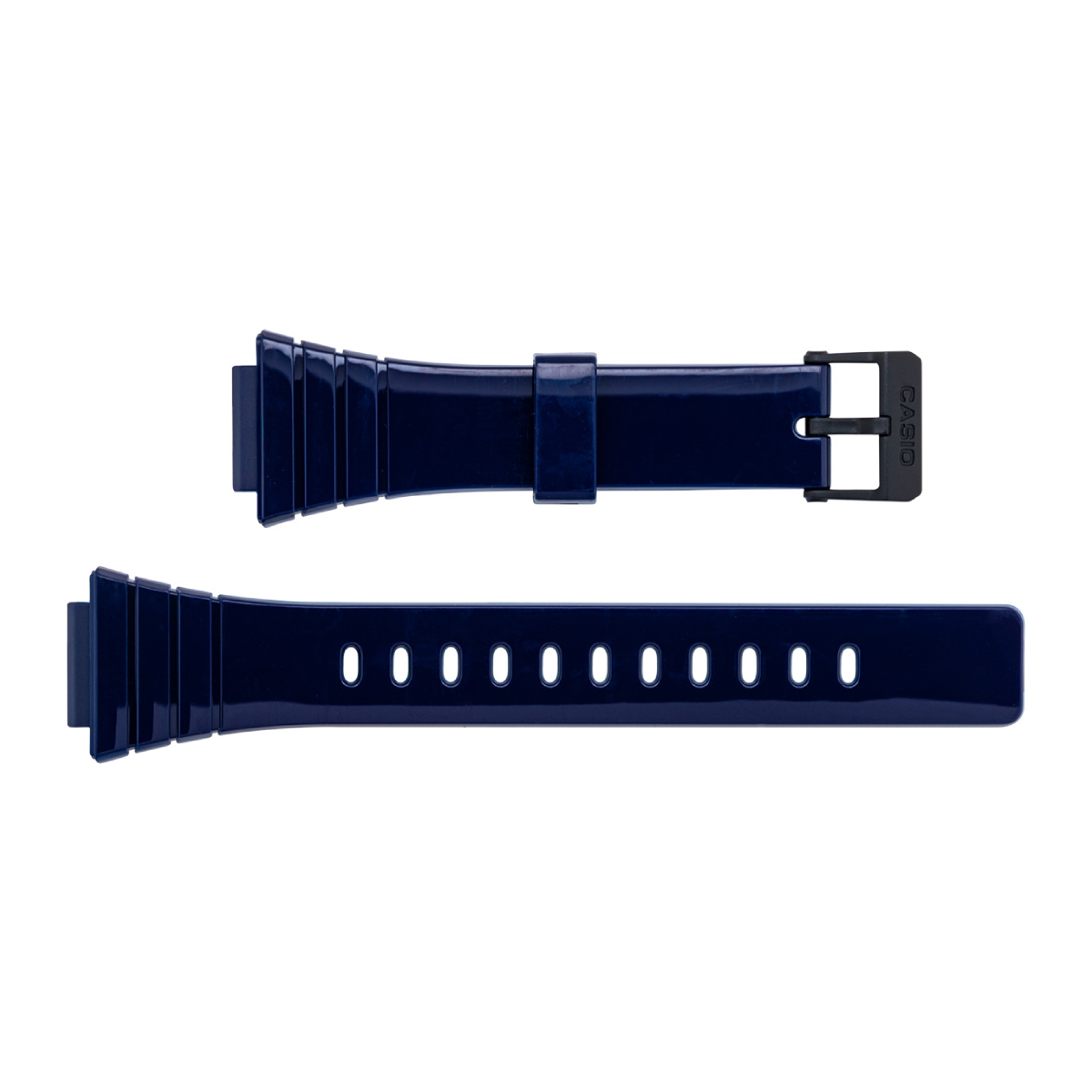 Casio Blaues Gummiband W-215H-2AV 18mm