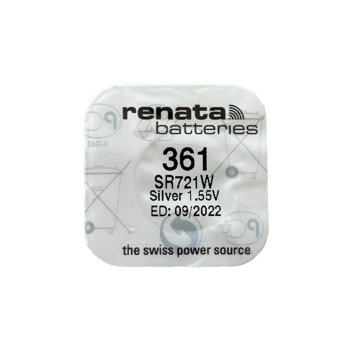 Renata 361 SR721W Uhr-Münzkondensatorenergiequelle - Image 2