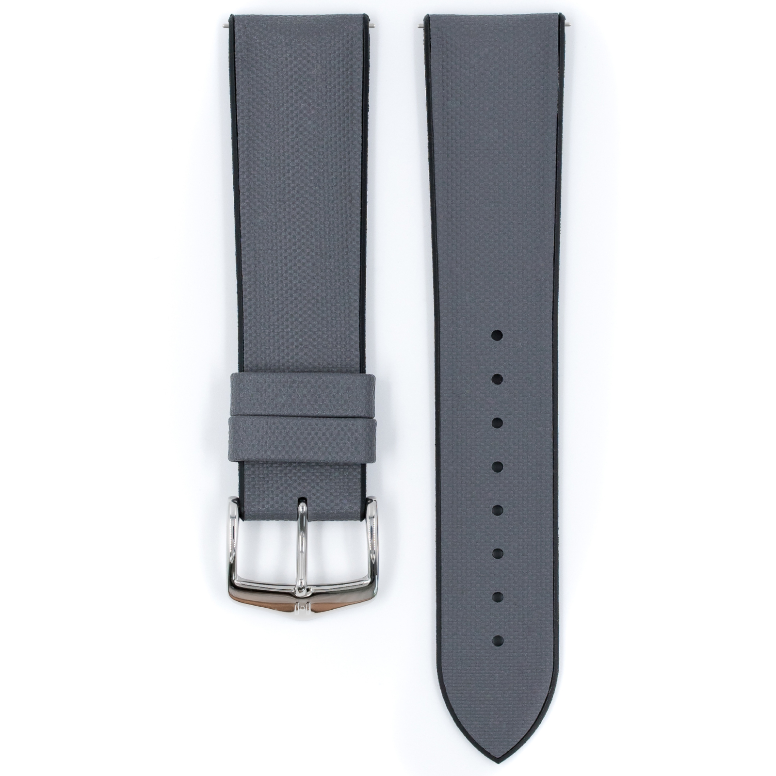 Hirsch Arne grauer/silberner Armbandaufzug 20 mm 0925094030-2-20 - Image 2