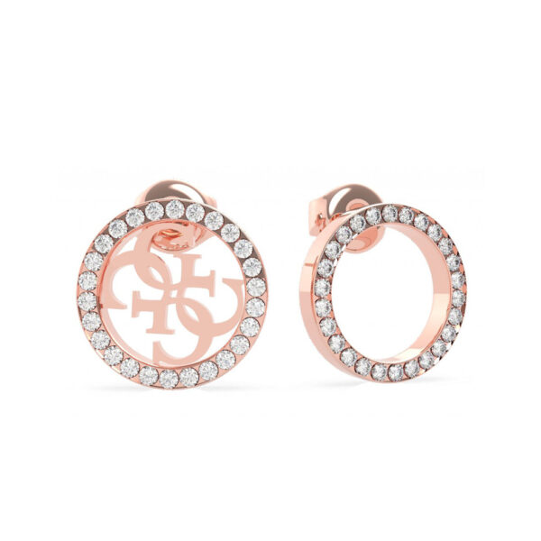 Guess Damen Ohrringe in Roségold mit SWAROVSKI Elementen UBE79100
