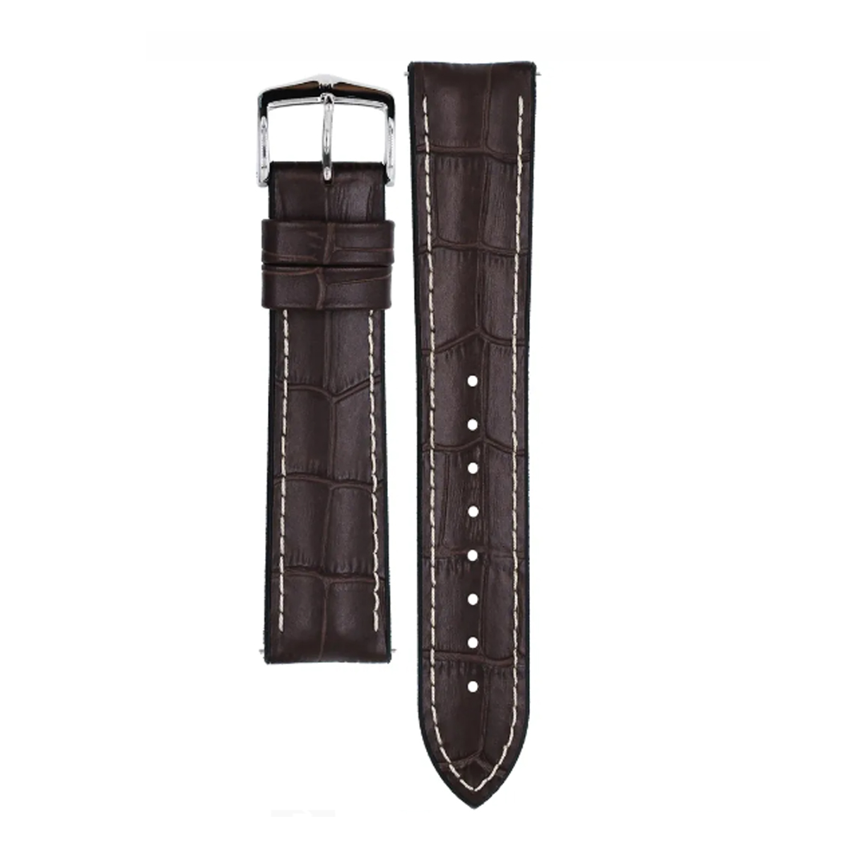 Hirsch George L dunkelbraunes Kalbsleder Armband 22 mm 0925128010-2-22 - Image 3