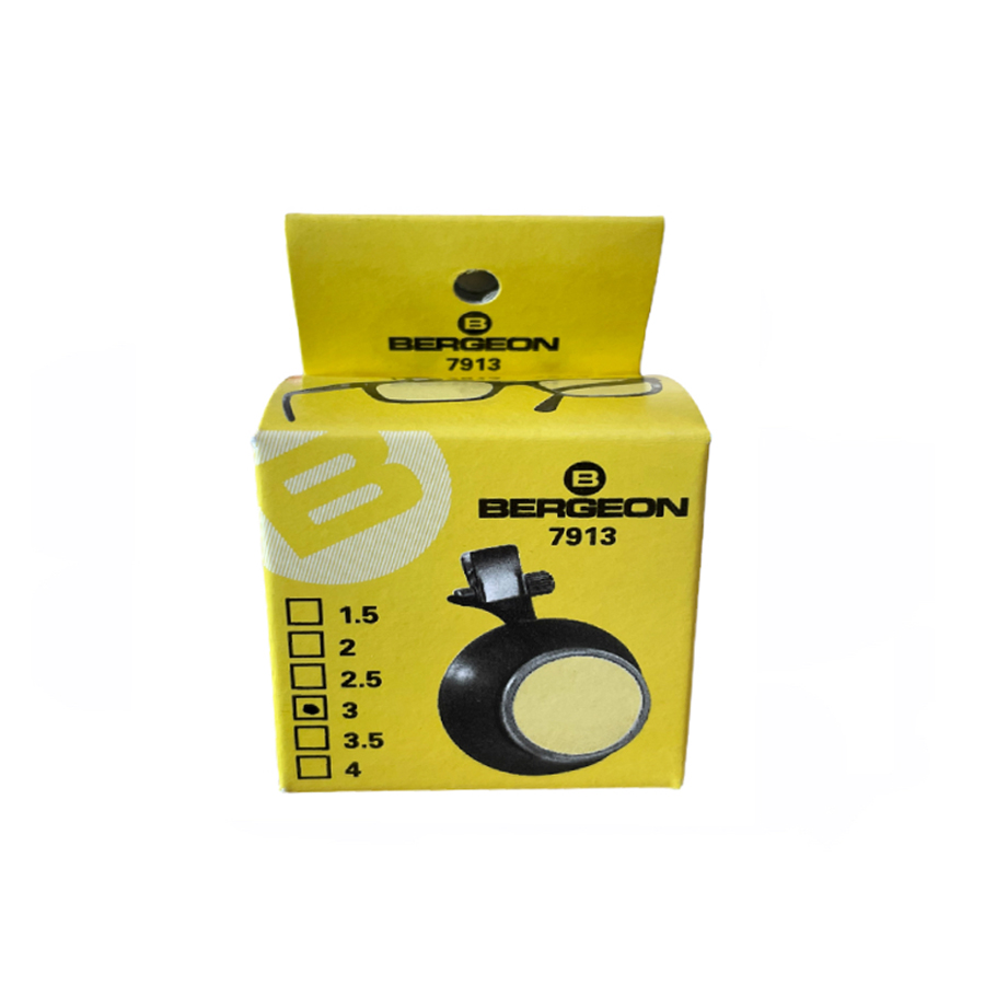 Bergeon 7913-2.5 Eyeglass Uhrmacher Lupe mit Clip 4x - Image 3