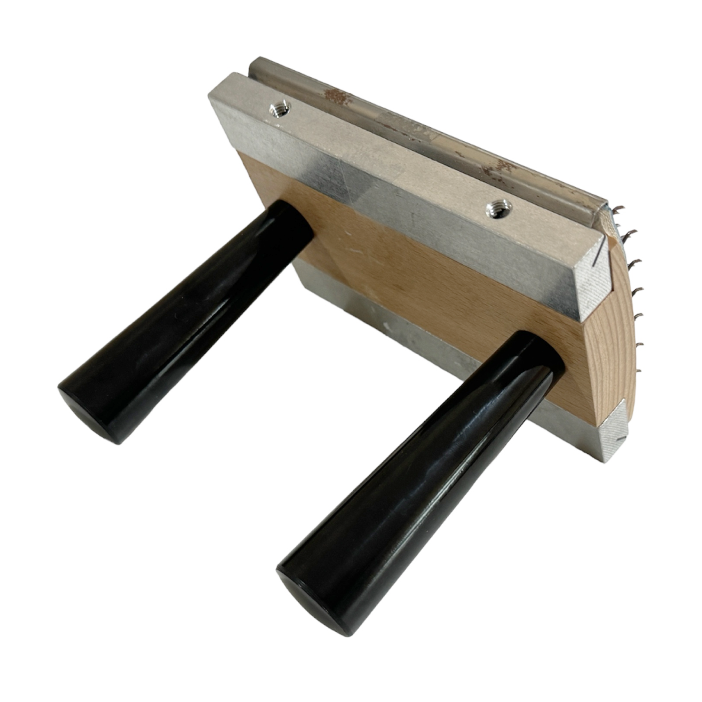 Kardenhilfe mit zwei Griffen zur Ausgleichskartung von Schleifscheiben, Hartmetallblatt - Image 3