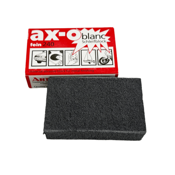 Artifex Abrasiv-Schwamm AX-O Blanc – 240 Körnung für Schleifen, Matten, Rostentfernung, Reinigung und Polieren
