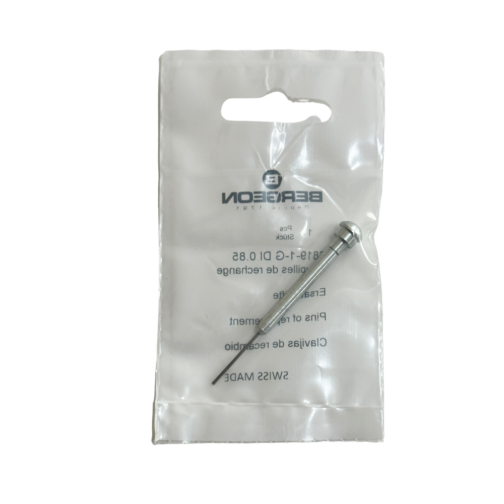 Bergeon 6819-1-G DI 0.85 Pin zur Ersatzfeder Ø 0.85 mm – Silber