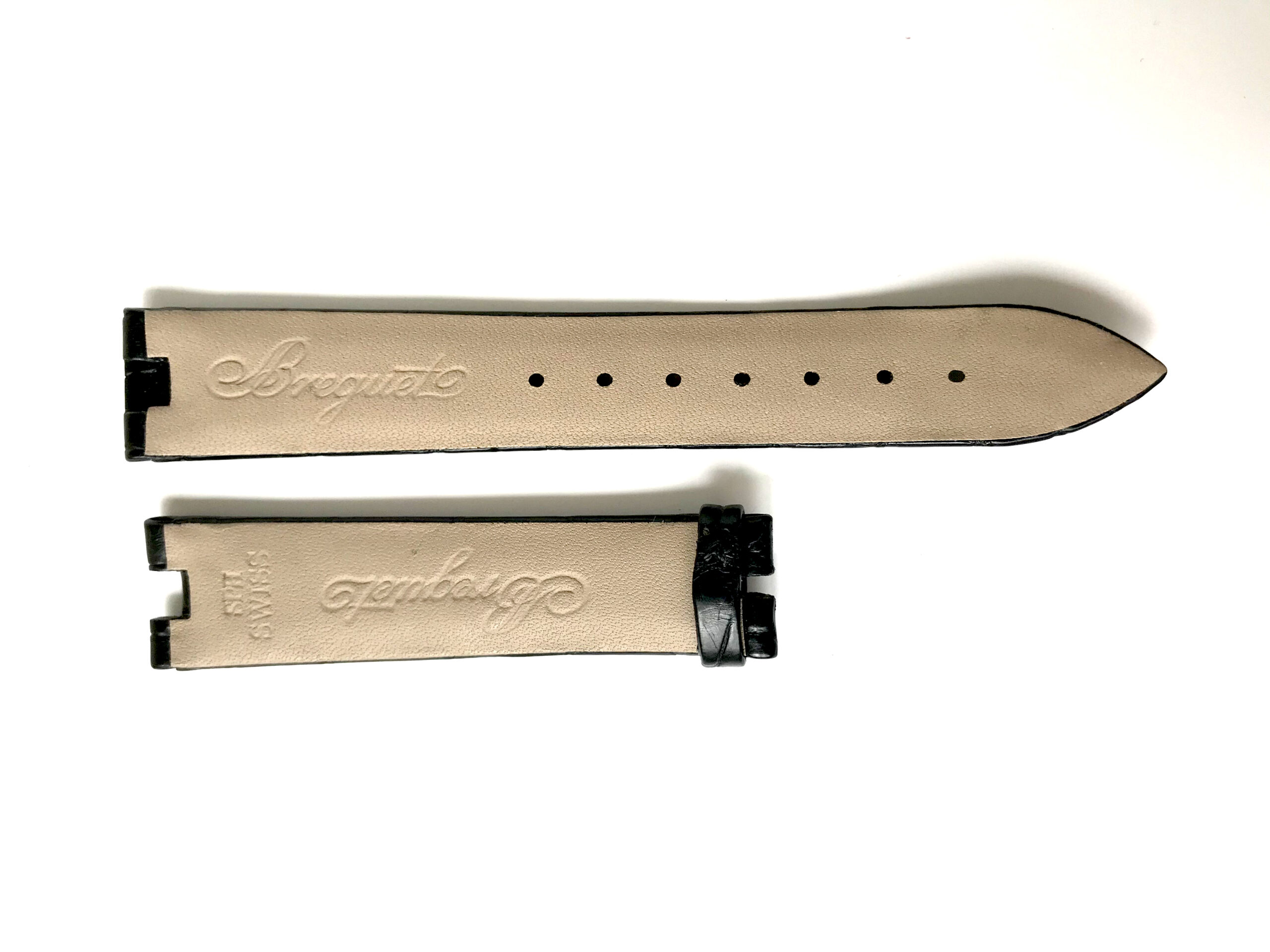 Neuer schwarzer Lederarmband für Herrenuhren Breguet (16mm) - Image 3