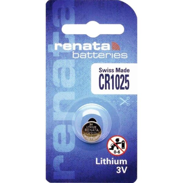 1 x Renata 1025 Swiss Made Lithium-Batterie