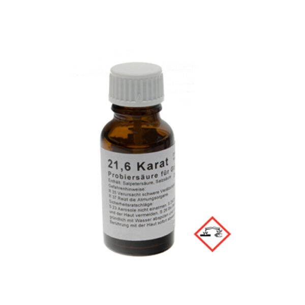 Testsaeure für 22karätiges Gold Boley GoldSmith 20ml Deutschland