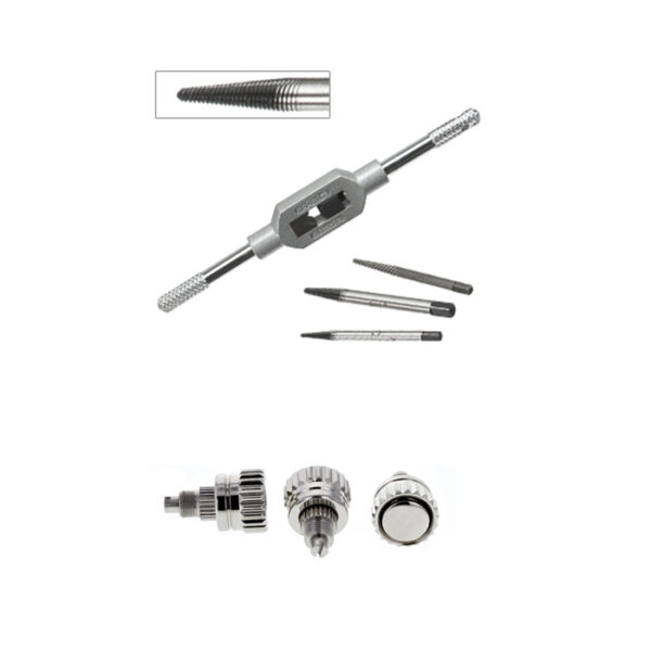 Extractor Tube Set Watchmaker Tool Crown, Pusher Tubes und Heliumventil