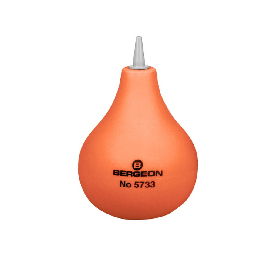Bergeon 5733 Gummi-Staubbläser für Uhren mit PVC-Düse